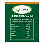 TENDER AGRO PRODUCTS Organic Toor /Arhar Dal, 1 kg